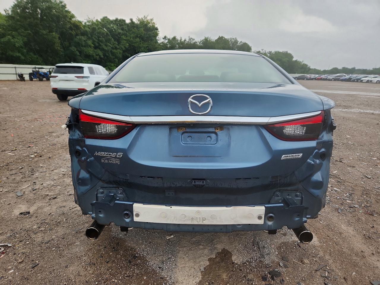 2016 Mazda 6 VIN JM1GJ1U51G1422399 COPART salvage auction — Front End, OK - CERT OF TITLE-SALVAGE, sold $3,650 on 2020-09-18 (photo 6)
