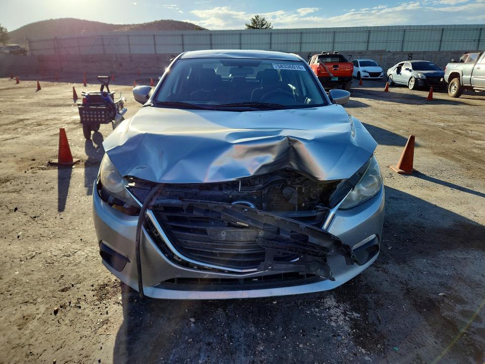 2014 Mazda 3 VIN JM1BM1U74E1127376 COPART salvage auction — FRONT END, Nm - Cert Of Title-Salvage, sold $900 on 2026-07-09 (photo 5)