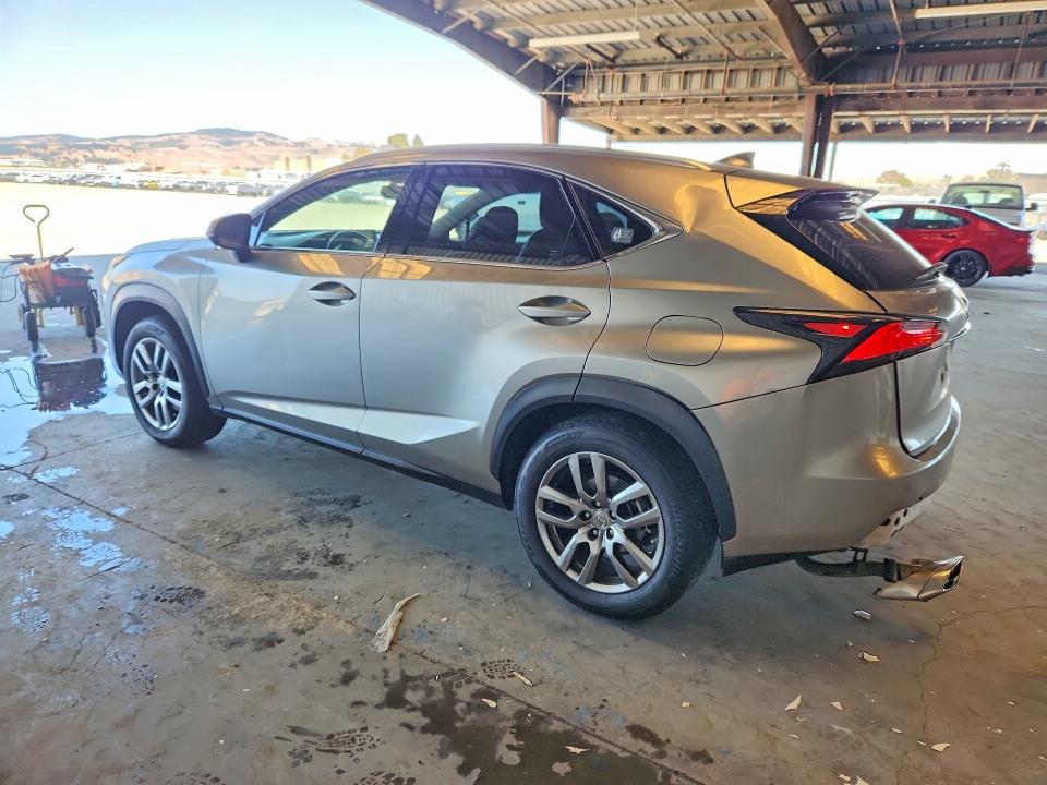 2016 Lexus Nx VIN JTJBARBZ3G2063546 COPART salvage auction — REAR END, Ca - Salvage Certificate, sold $5,400 on 2026-07-02 (photo 2)