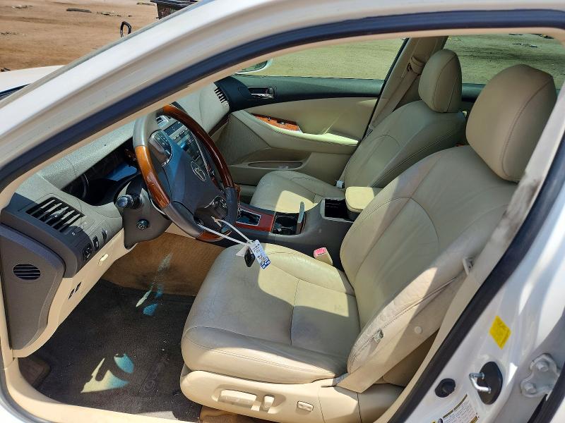 2011 Lexus ES VIN JTHBK1EG9B2419646 COPART salvage auction — REAR END, Co - Salvage Title, sold $3,050 on 2026-07-27 (photo 7)