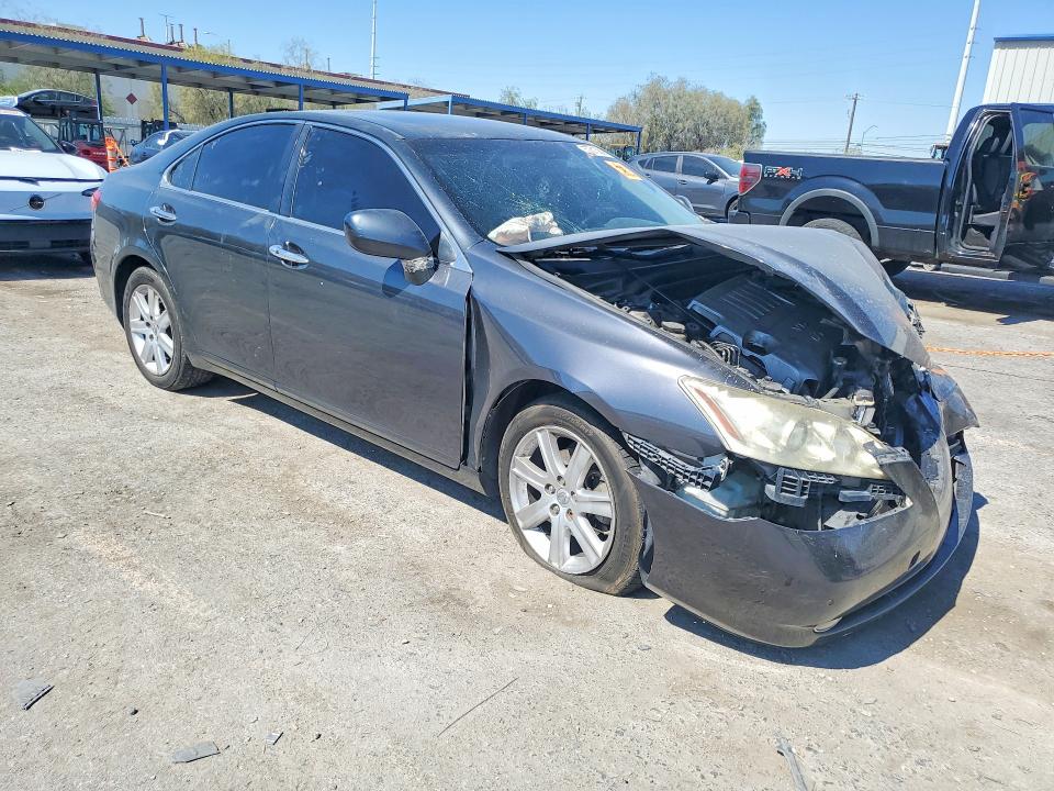 2007 Lexus ES VIN JTHBJ46G572110539 COPART salvage auction — FRONT END, Nv - Salvage Title, sold $400 on 2026-07-07 (photo 4)