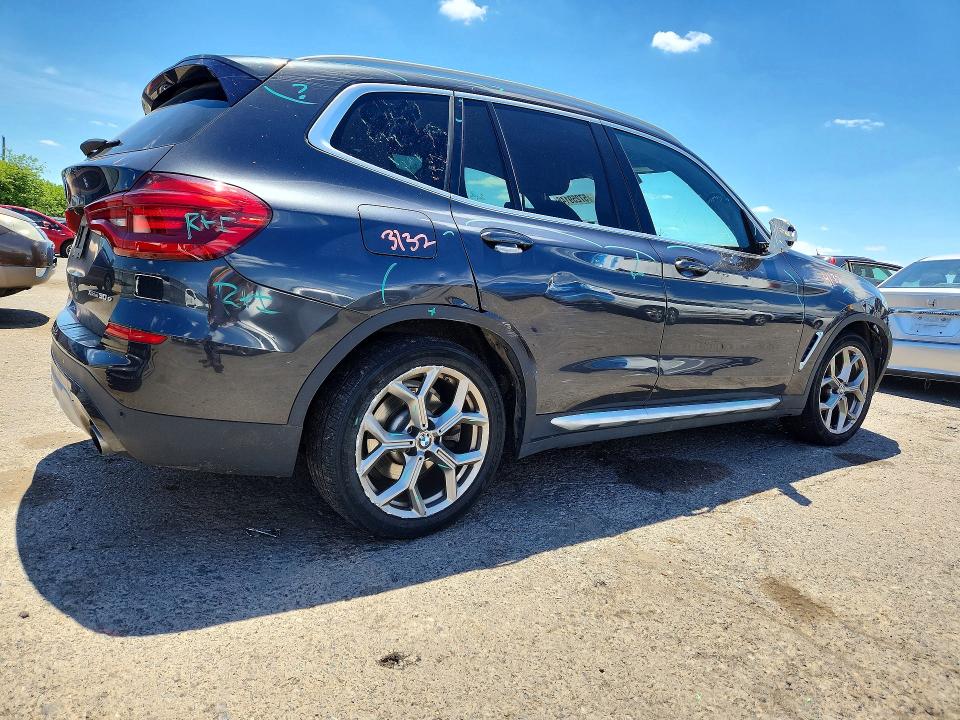 2021 BMW X3 VIN 5UXTS1C0XM9H46404 COPART salvage auction — FRONT END, PA - CERTIFICATE OF SALVAGE, sold $5,400 on 2026-07-21 (photo 3)