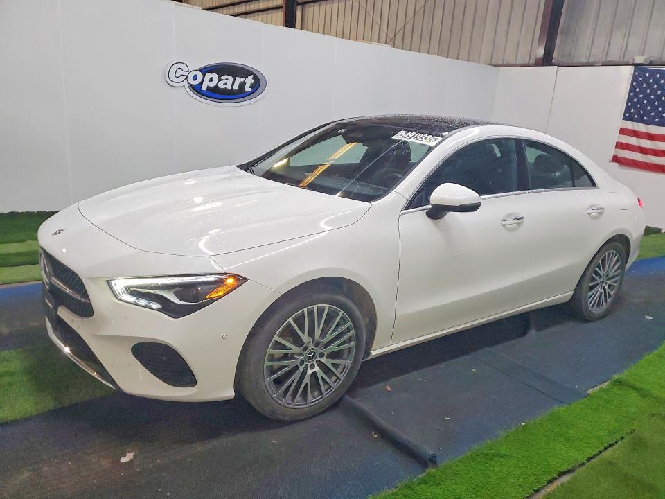 2025 Mercedes-benz Cla-class VIN W1K5J4GB6SN519227 COPART salvage auction — SIDE, FL - CERTIFICATE OF TITLE (P), sold $21,000 on 2026-07-20 (photo 1)
