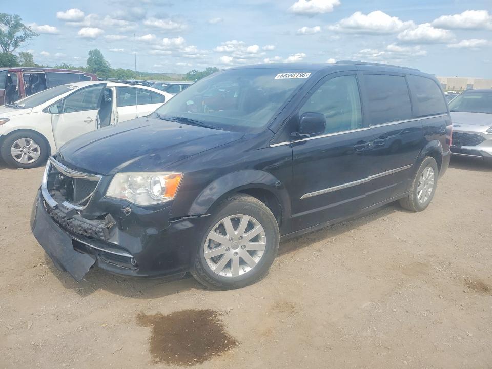 2013 Chrysler Voyager VIN 2C4RC1BG1DR743860 COPART salvage auction — FRONT END, Ia - Cert Of Title-Salvage Title, sold $750 on 2026-07-31 (photo 1)