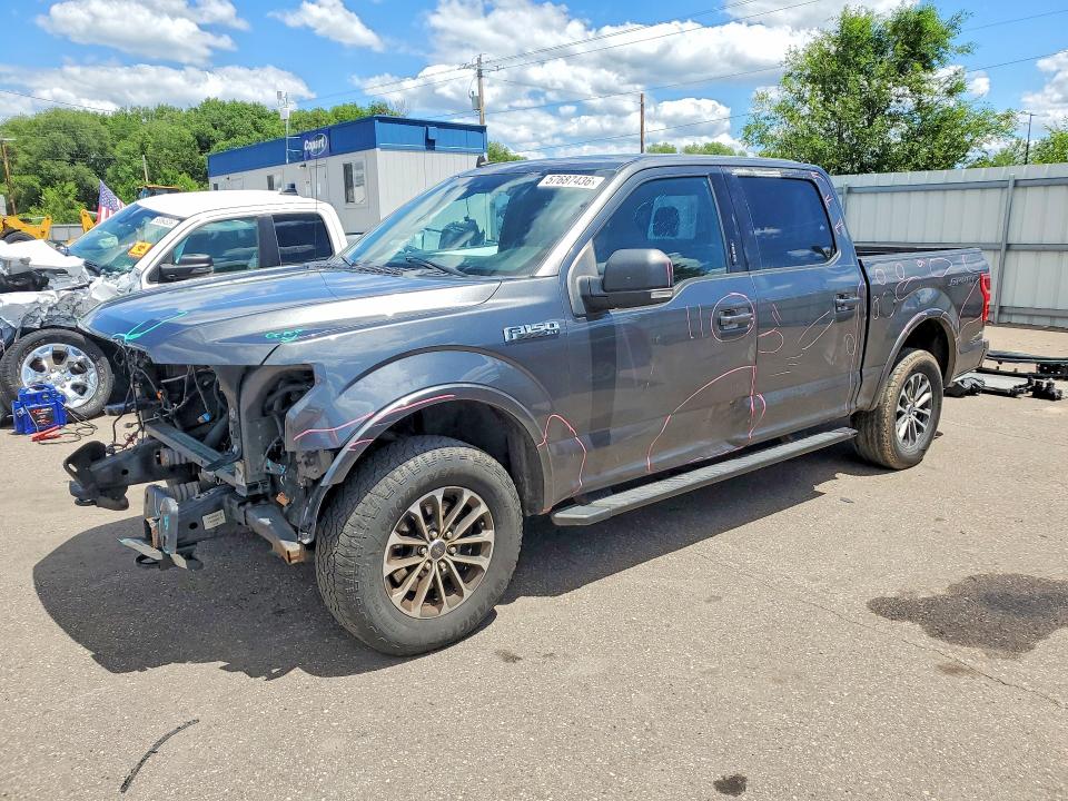 2019 Ford VIN 1FTEW1EP7KFD46031 COPART salvage auction — FRONT END, Mn - Cert Of Title-Salvage, sold $250 on 2026-07-23 (photo 1)