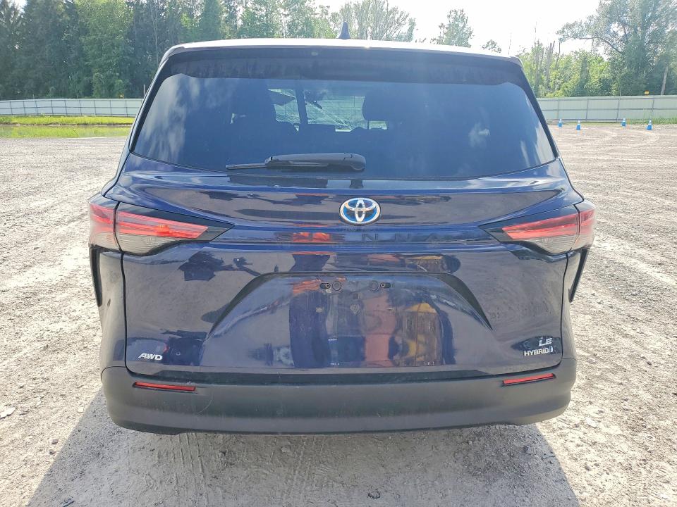 2021 Toyota Sienna VIN 5TDKSKFC4MS011912 COPART salvage auction — FRONT END, Ny - Mv-907A Salvage Certificate, sold $4,200 on 2026-07-20 (photo 6)