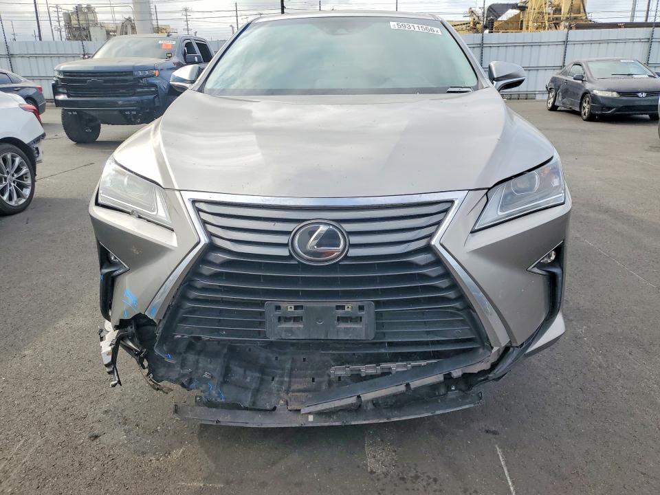 2017 Lexus Rx 350 VIN 2T2ZZMCA9HC036503 COPART salvage auction — FRONT END, CA - SALVAGE CERTIFICATE, sold $9,900 on 2026-07-16 (photo 5)