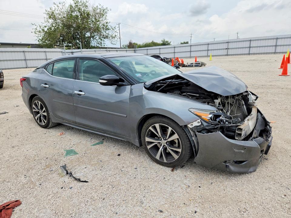 2018 Nissan Maxima VIN 1N4AA6AP7JC375485 COPART salvage auction — FRONT END, Tx - Salvage Vehicle Title, sold $1,550 on 2026-07-02 (photo 4)