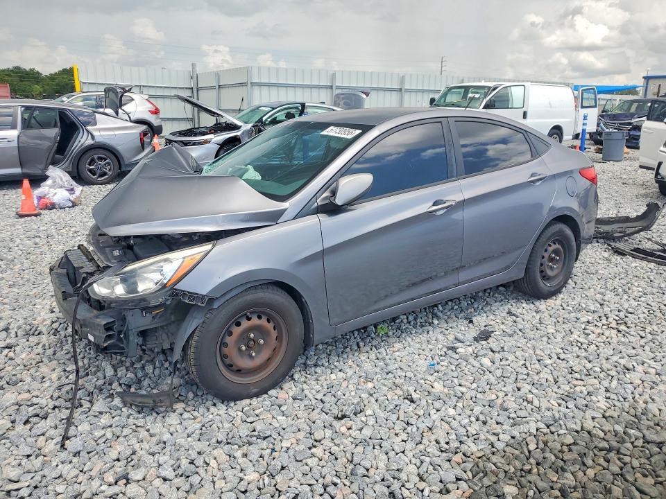 2015 Hyundai VIN KMHCT4AE7FU907587 COPART salvage auction — FRONT END, FL - CERT OF TITLE SLVG REBUILDABLE, sold $375 on 2026-07-24 (photo 1)