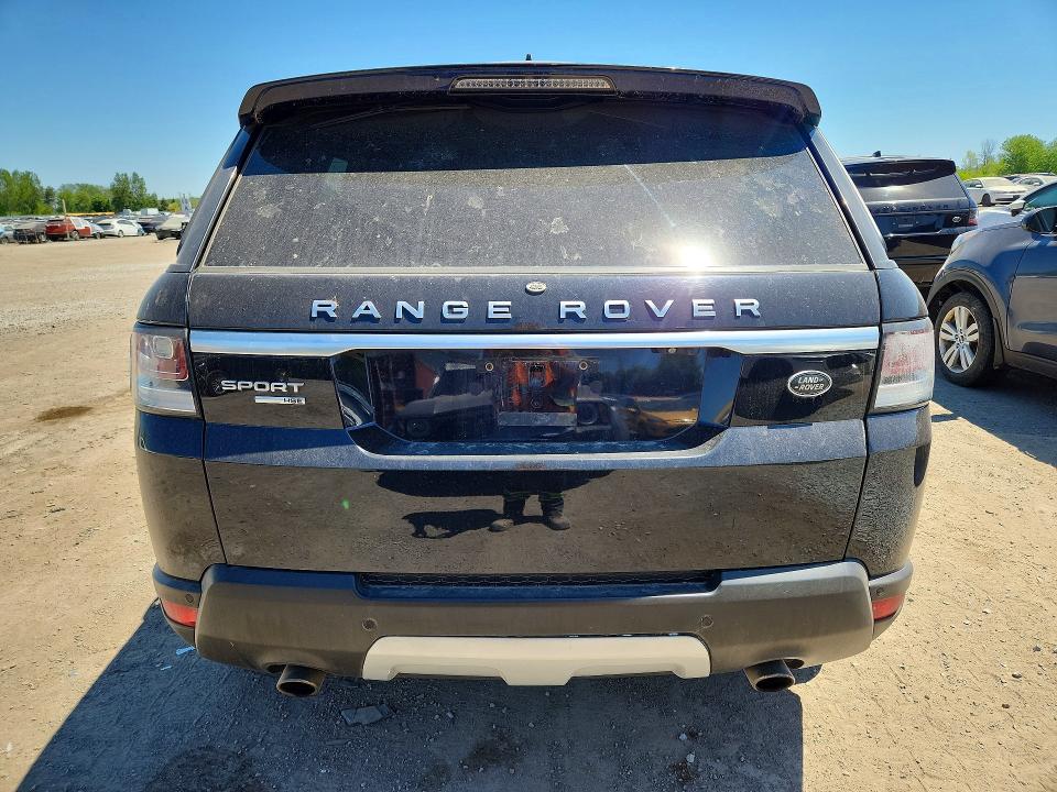 2017 Land rover Range rover sport VIN SALWR2FV9HA686844 COPART salvage auction — ENGINE BURN, On - Permit Irrepairable, sold $1,200 on 2026-07-02 (photo 6)