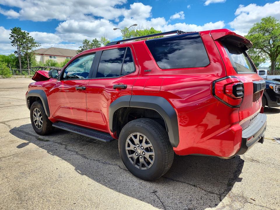 2025 Toyota 4runner VIN JTEVA5BR3S5030753 COPART salvage auction — FRONT END, IL - JUNKING CERT OF A VEHICLE, sold $13,700 on 2026-07-20 (photo 2)