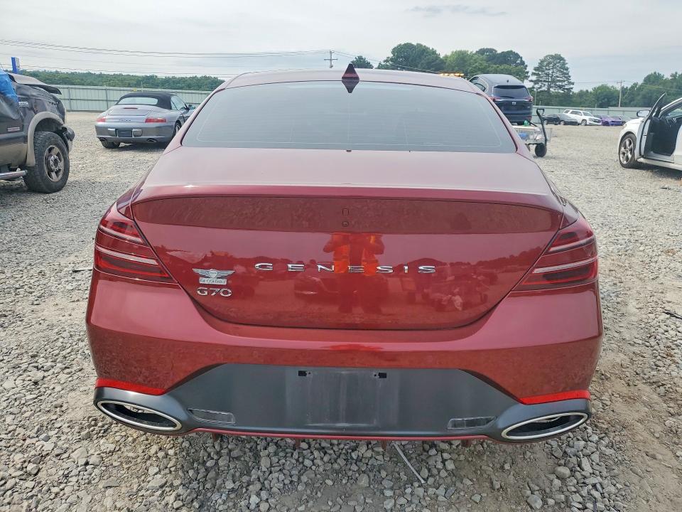 2025 Genesis G70 VIN KMTG34SC1SU144674 COPART salvage auction — SIDE, Id - Salvage Certificate Of Title, sold $14,200 on 2026-08-24 (photo 6)