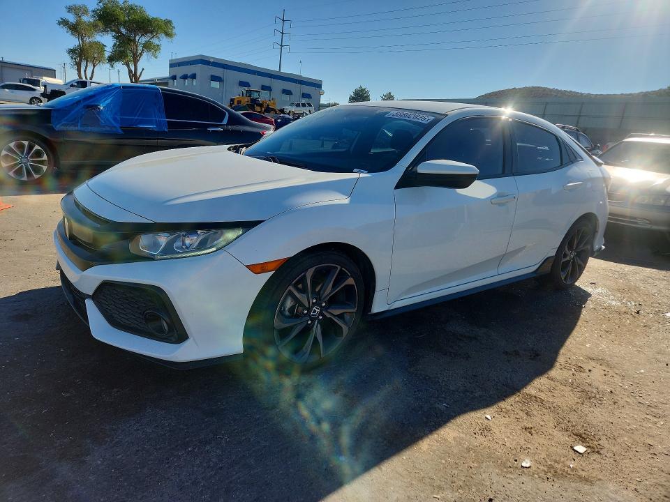 2018 Honda Civic VIN SHHFK7H43JU236521 COPART salvage auction — REAR END, NM - CERT OF TITLE-SALVAGE, sold $300 on 2026-07-30 (photo 1)