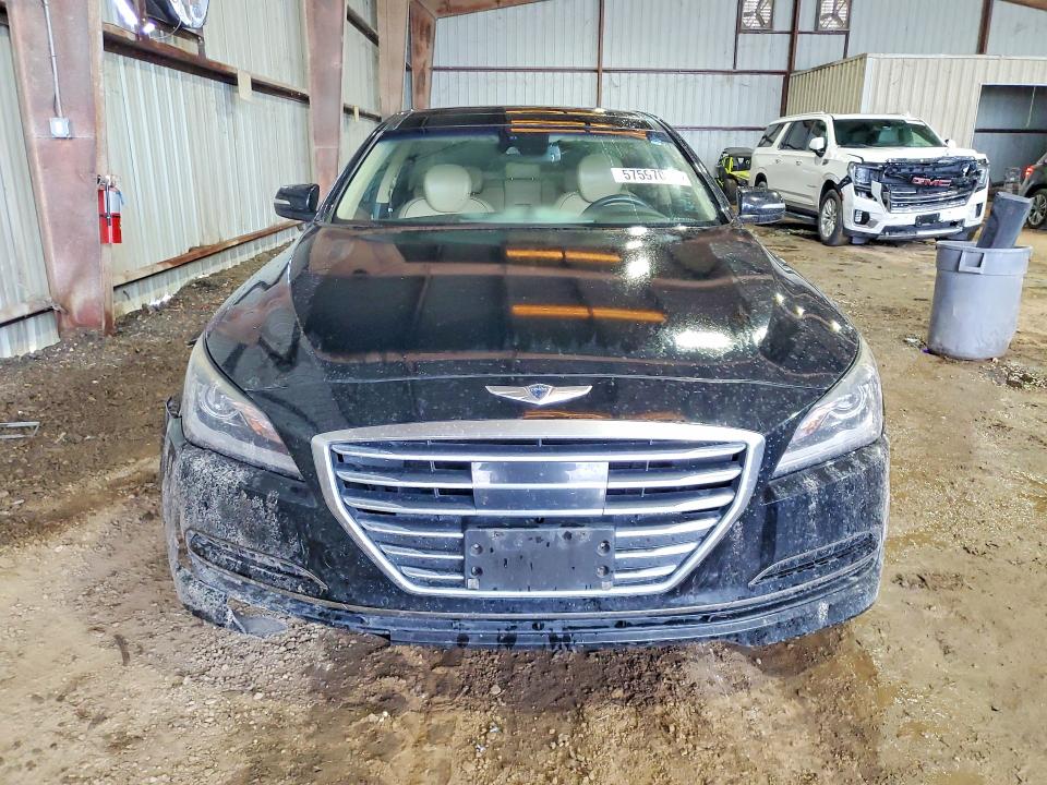 2015 Hyundai VIN KMHGN4JE9FU091347 COPART salvage auction — FRONT END, Tx - Salvage Vehicle Title, sold $2,150 on 2026-07-27 (photo 5)