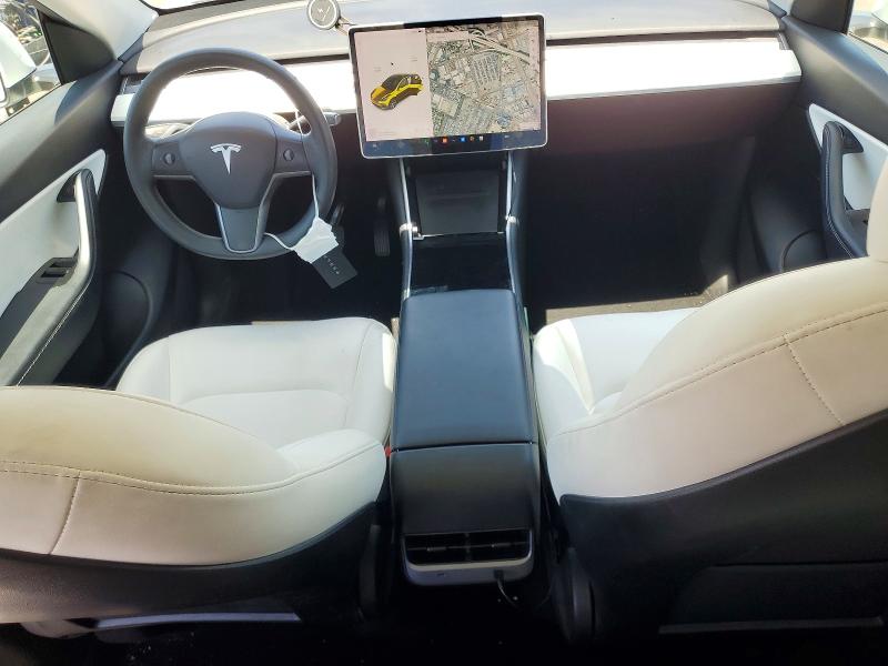 2021 Tesla Model y VIN 5YJYGDEE3MF090052 COPART salvage auction — FRONT END, Ca - Salvage Certificate, sold $8,600 on 2026-07-06 (photo 8)
