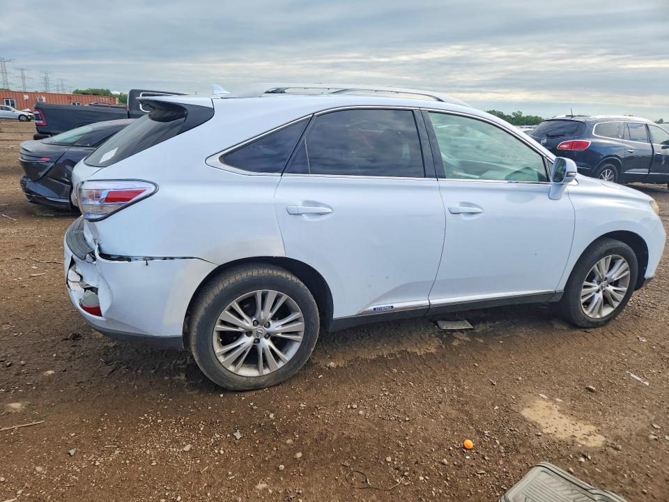 2010 Lexus Rx VIN JTJBC1BA6A2009851 COPART salvage auction — REAR END, Il - Salvage Certificate, sold $2,150 on 2026-07-21 (photo 3)