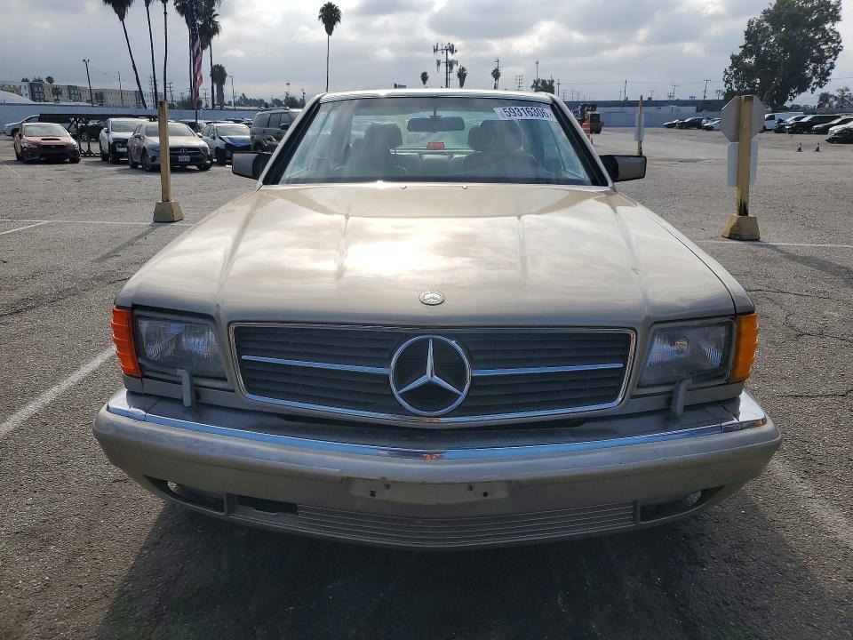 1991 Mercedes-benz 560 VIN WDBCA45E0MA594478 COPART salvage auction — MINOR DENT/SCRATCHES, CA - DIS/DLR/EXP ONLY CLEAN TITLE, sold $2,400 on 2026-07-24 (photo 5)