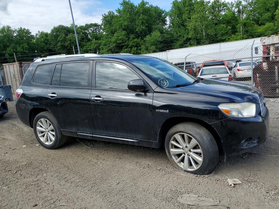 2008 Toyota Highlander VIN JTEEW41A282015100 COPART salvage auction — REAR END, Va - Certificate Of Title, sold $1,200 on 2026-07-02 (photo 4)