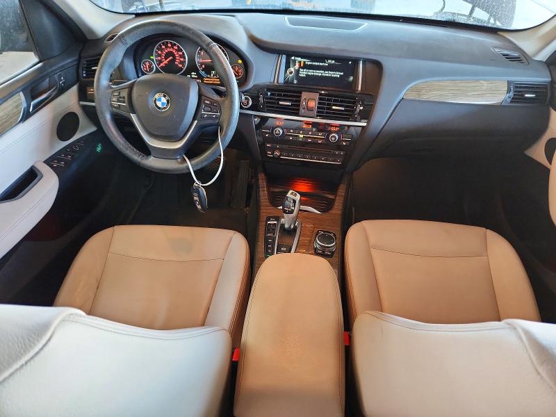 2016 BMW X3 VIN 5UXWX9C53G0D90623 COPART salvage auction — FRONT END, Ca - Salvage Certificate, sold $2,150 on 2026-07-09 (photo 8)