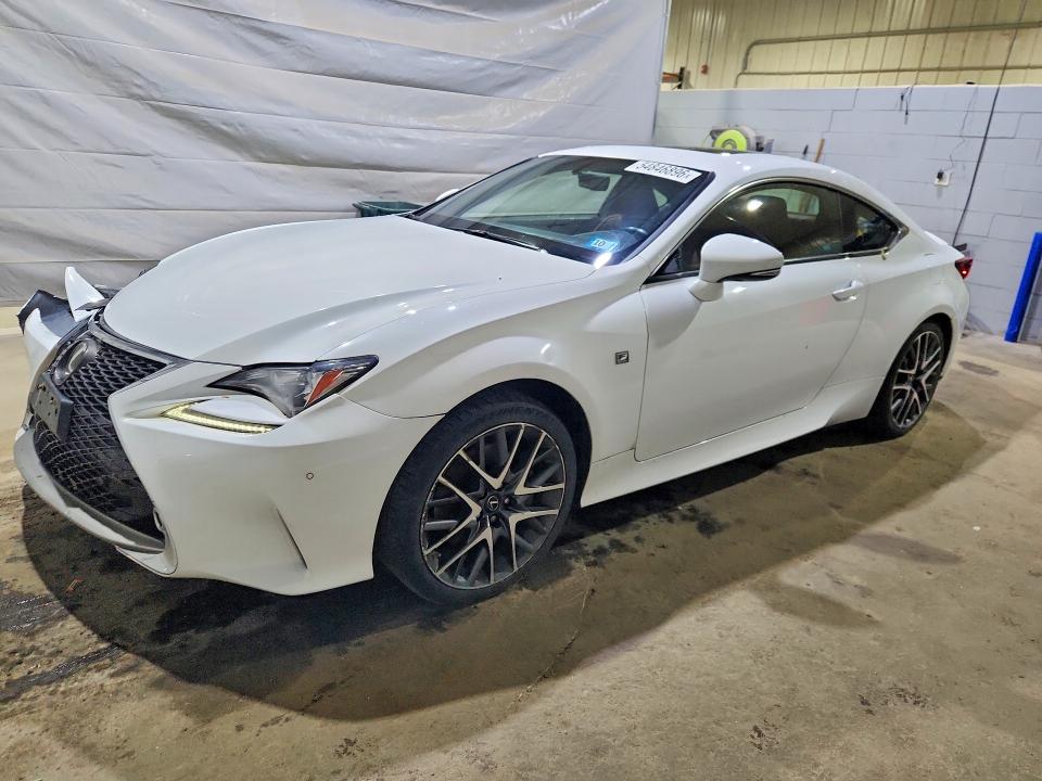 2015 Lexus Rc VIN JTHSE5BC0F5003103 COPART salvage auction — FRONT END, Nh - Cert Of Title-Salvage, sold $500 on 2026-07-21 (photo 1)
