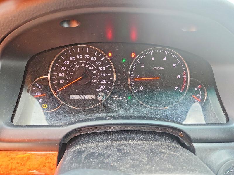 2005 Lexus Gx 470 VIN JTJBT20X350075126 COPART salvage auction — SIDE, Ca - Salvage Certificate, sold $3,550 on 2026-07-07 (photo 9)