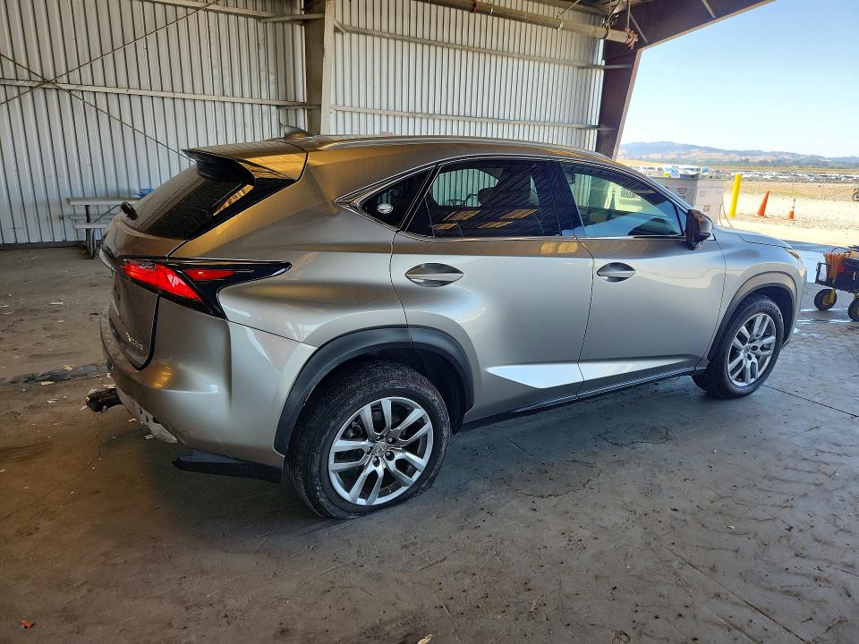 2016 Lexus Nx VIN JTJBARBZ3G2063546 COPART salvage auction — REAR END, Ca - Salvage Certificate, sold $5,400 on 2026-07-02 (photo 3)