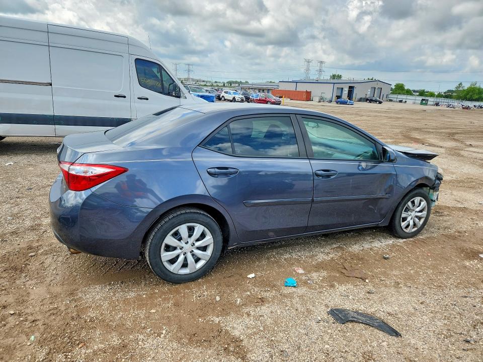 2016 Toyota Corolla VIN 5YFBURHE6GP452892 COPART salvage auction — FRONT END, Il - Salvage Certificate, sold $1,950 on 2026-07-28 (photo 3)