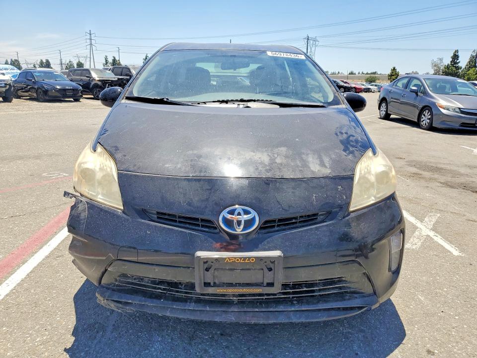 2013 Toyota Prius VIN JTDKN3DU2D1653647 COPART salvage auction — FRONT END, Ca - Salvage Certificate, sold $1,350 on 2026-07-07 (photo 5)