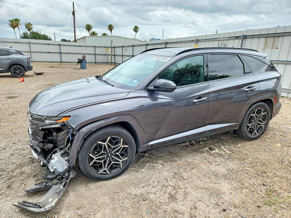 2023 Hyundai Tucson VIN KM8JF3AE7PU208325 COPART salvage auction — FRONT END, Tx - Salvage Vehicle Title, sold $2,600 on 2026-07-29 (photo 1)