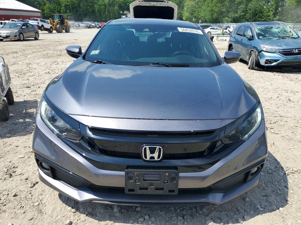 2021 Honda Civic VIN 2HGFC2F86MH528929 COPART salvage auction — REAR END, Ma - Cert Of Title-Salvage, sold $5,300 on 2026-07-02 (photo 5)