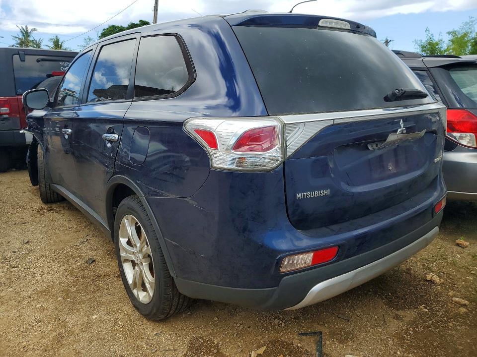 2015 Mitsubishi Outlander VIN JA4AD3A33FZ000821 COPART salvage auction — FRONT END, Hi - Certificate Of Salvage, sold $1 on 2026-08-24 (photo 2)