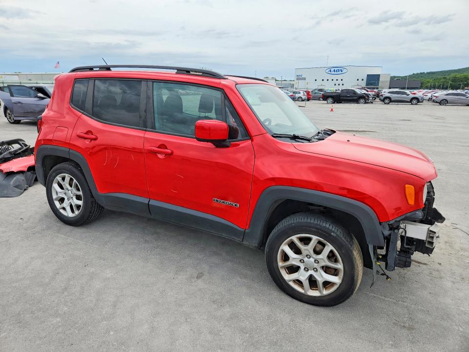 2016 Jeep Renegade VIN ZACCJBBT7GPE08285 COPART salvage auction — FRONT END, Ok - Cert Of Title-Salvage, sold $1,150 on 2026-07-17 (photo 4)