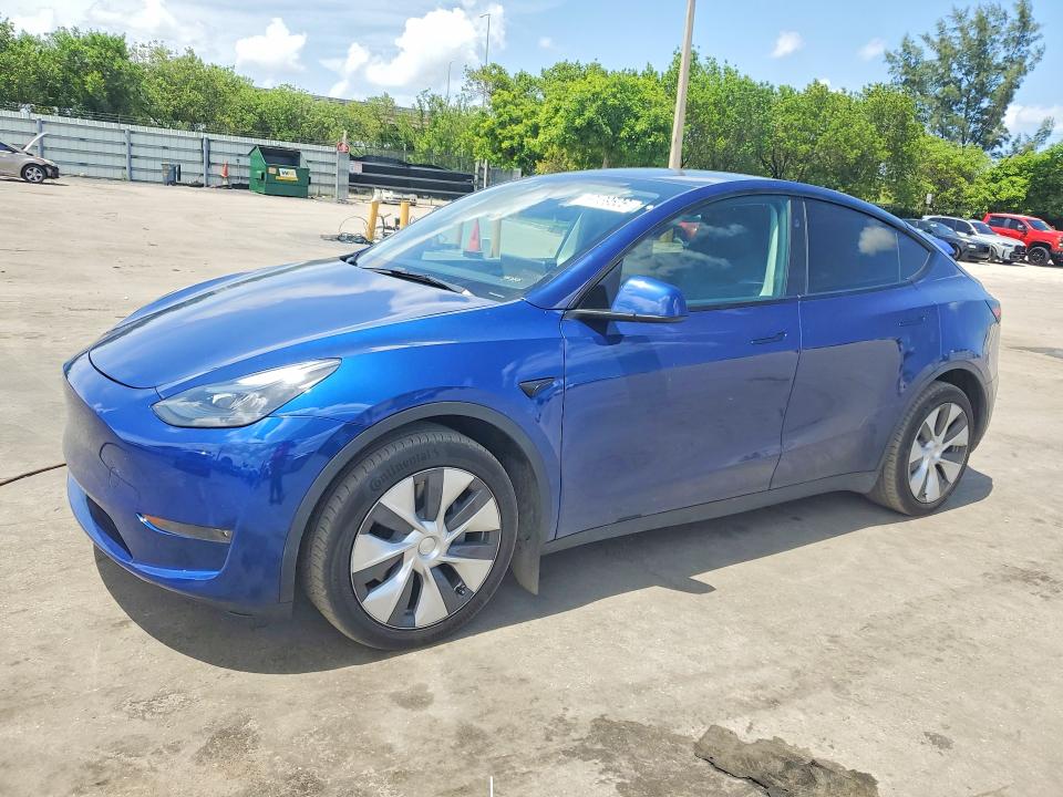 2023 Tesla Model y VIN 7SAYGAEE6PF850531 COPART salvage auction — NORMAL WEAR, Ma - Cert Of Title-Salvage (P), sold $11,100 on 2026-07-22 (photo 1)