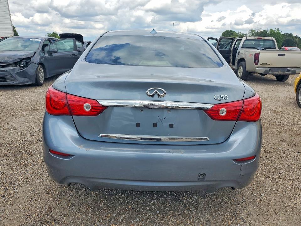 2015 Infiniti Q50 VIN JN1BV7AP2FM346831 COPART salvage auction — FRONT END, Fl - Certificate Of Title, sold $1,750 on 2026-08-01 (photo 6)