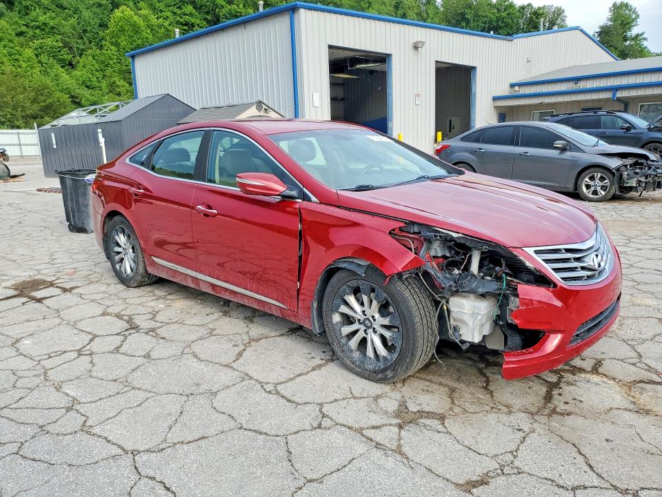 2014 Hyundai Azera VIN KMHFG4JG6EA351601 COPART salvage auction — FRONT END, Wv - Salvage Certificate, sold $625 on 2026-07-09 (photo 4)