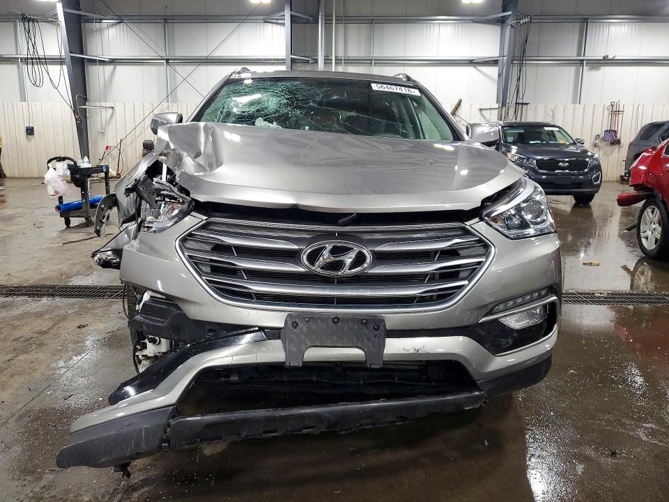 2018 Hyundai Santa fe VIN 5XYZUDLB8JG536996 COPART salvage auction — FRONT END, Mn - Cert Of Title-Salvage, sold $225 on 2026-07-28 (photo 5)