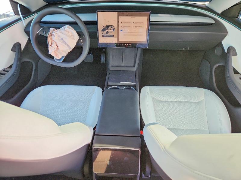 2024 Tesla Model 3 VIN 5YJ3E1EB9RF807081 COPART salvage auction — FRONT END, Ca - Salvage Certificate, sold $13,700 on 2026-07-02 (photo 8)