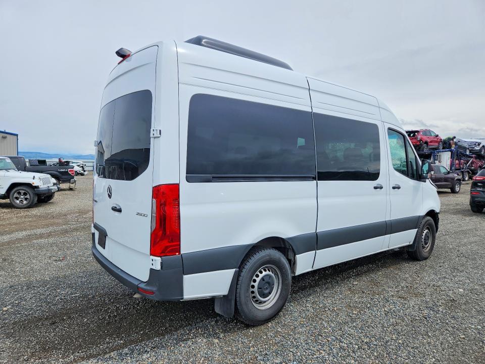 2025 Mercedes-benz Sprinter 2500 VIN W1Z4KFHY3ST224994 COPART salvage auction — FRONT END, WA - VEHICLE CERT OF OWNERSHIP-TITL (P), sold $21,900 on 2026-07-13 (photo 3)