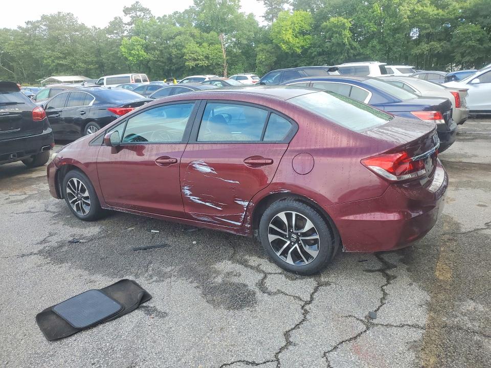 2014 Honda Civic VIN 19XFB2F88EE033999 COPART salvage auction — FRONT END, GA - CERTIFICATE OF TITLE, sold $1,650 on 2026-07-02 (photo 2)