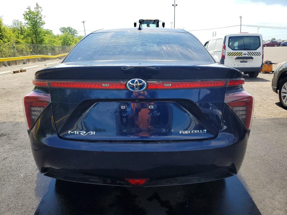 2018 Toyota Mirai VIN JTDBVRBD5JA005317 COPART salvage auction — MINOR DENT/SCRATCHES, Mi - Certificate Of Title, sold $3,550 on 2026-07-07 (photo 6)