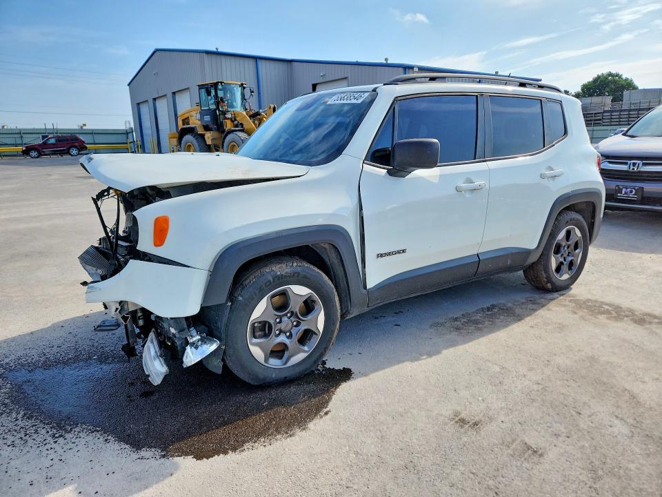 2016 Jeep Renegade VIN ZACCJAAT6GPD70401 COPART salvage auction — FRONT END, Ok - Cert Of Title-Salvage, sold $275 on 2026-07-08 (photo 1)