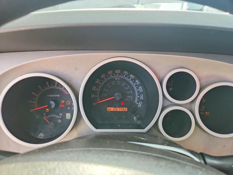 2008 Toyota Tundra VIN 5TFRV541X8X063070 COPART salvage auction — FRONT END, Tx - Salvage Vehicle Title, sold $3,000 on 2026-07-17 (photo 9)