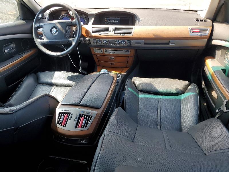 2008 BMW 7 series VIN WBAHL83518DT11647 COPART salvage auction — FRONT END, Ca - Dis/Dlr/Exp Lien Papers-Salv, sold $350 on 2026-07-13 (photo 8)