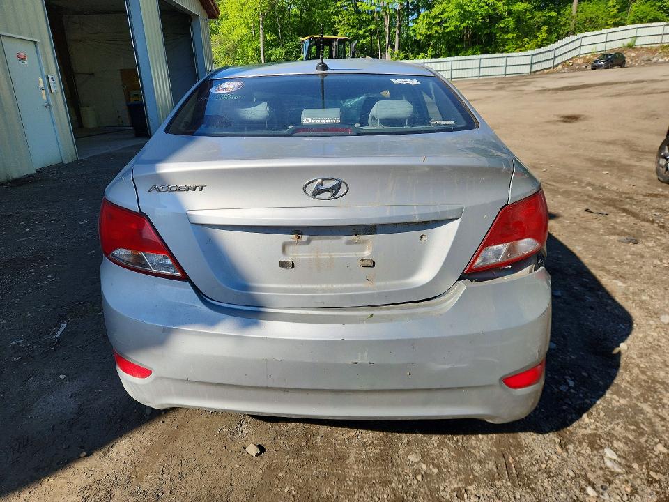 2016 Hyundai Accent VIN KMHCT4AE8GU968352 COPART salvage auction — FRONT END, Vt - Cert Of Title-Salvage Vehicle, sold $175 on 2026-07-13 (photo 6)
