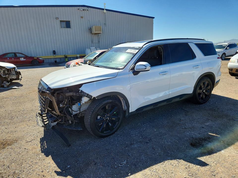 2024 Hyundai Palisade VIN KM8R34GE6RU689373 COPART salvage auction — FRONT END, Az - Cert Of Title - Salvage, sold $9,300 on 2026-07-31 (photo 1)