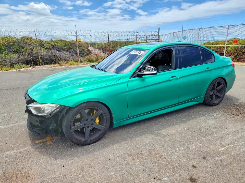 2014 BMW VIN WBA3A9G51ENS64609 COPART salvage auction — FRONT END, Hi - Certificate Of Salvage, sold $2,000 on 2026-08-17 (photo 1)