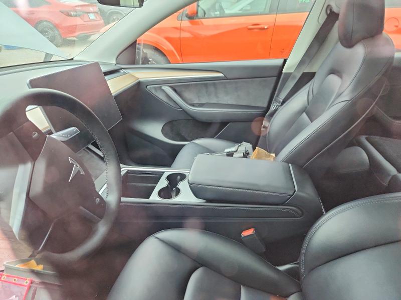 2022 Tesla VIN 7SAYGDEE7NF574102 COPART salvage auction — FRONT END, On - Permit Salvage, sold $11,100 on 2026-07-07 (photo 9)