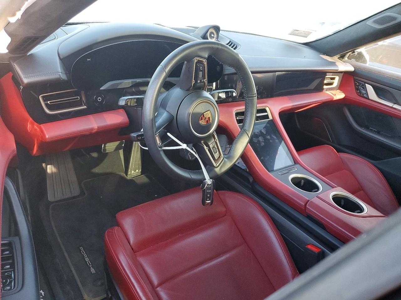 2021 Porsche Taycan VIN WP0AC2Y1XMSA62894 COPART salvage auction — Side, CA - SALVAGE CERTIFICATE, sold $27,250 on 2026-08-14 (photo 8)