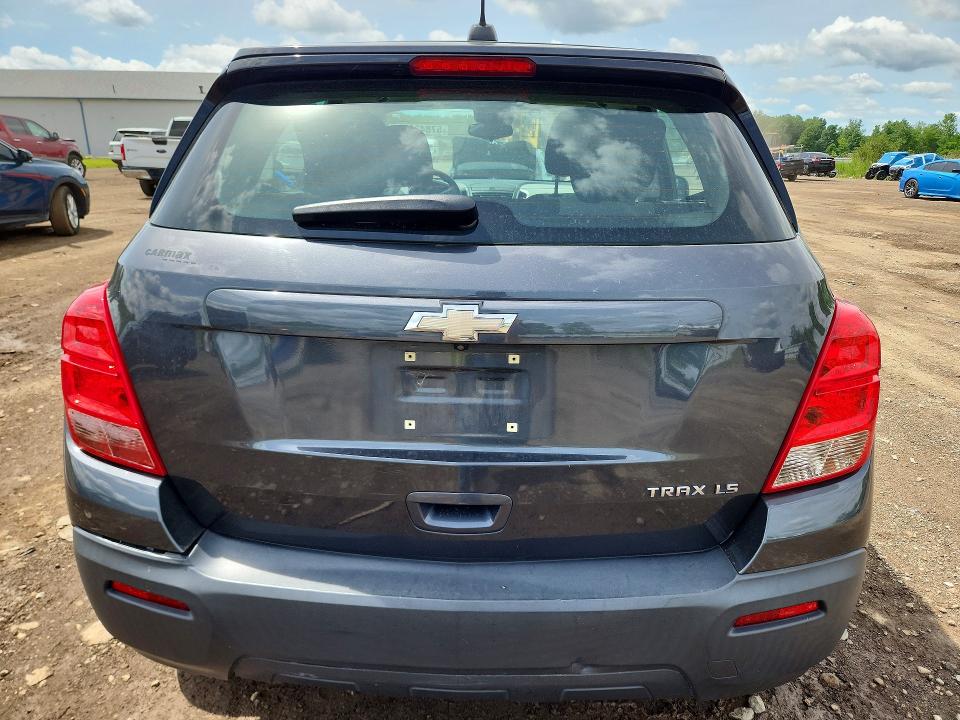 2016 Chevrolet VIN 3GNCJKSB0GL275487 COPART salvage auction — HAIL, Oh - Cert Of Title-Salvage, sold $900 on 2026-07-27 (photo 6)