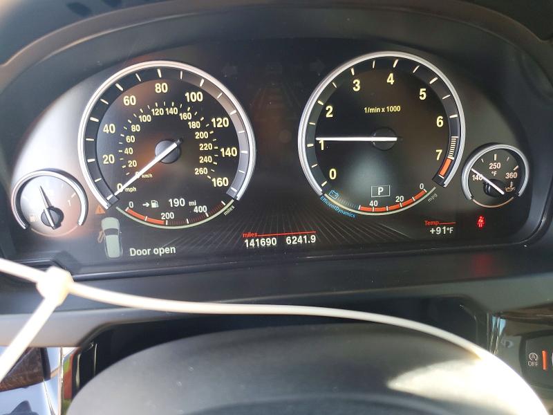 2014 BMW X5 VIN 5UXKR2C55E0C00396 COPART salvage auction — NORMAL WEAR, Az - Certificate Of Title, sold $3,450 on 2026-07-06 (photo 9)